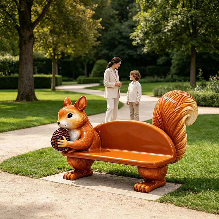Custom FRP Squirrel Bench