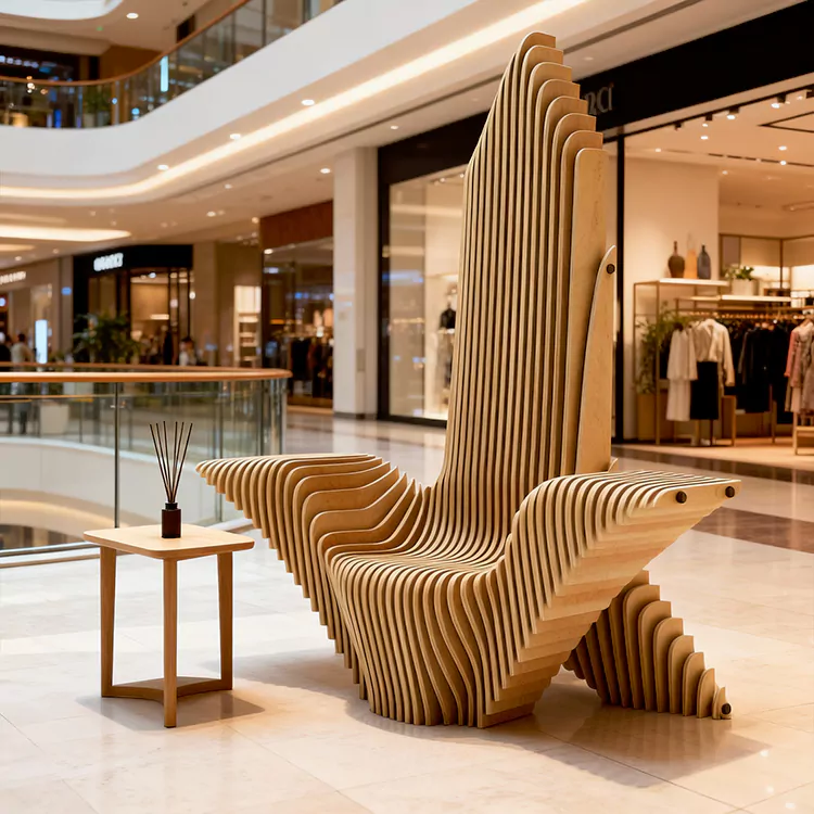 Parametric High Back Sculpture Chair